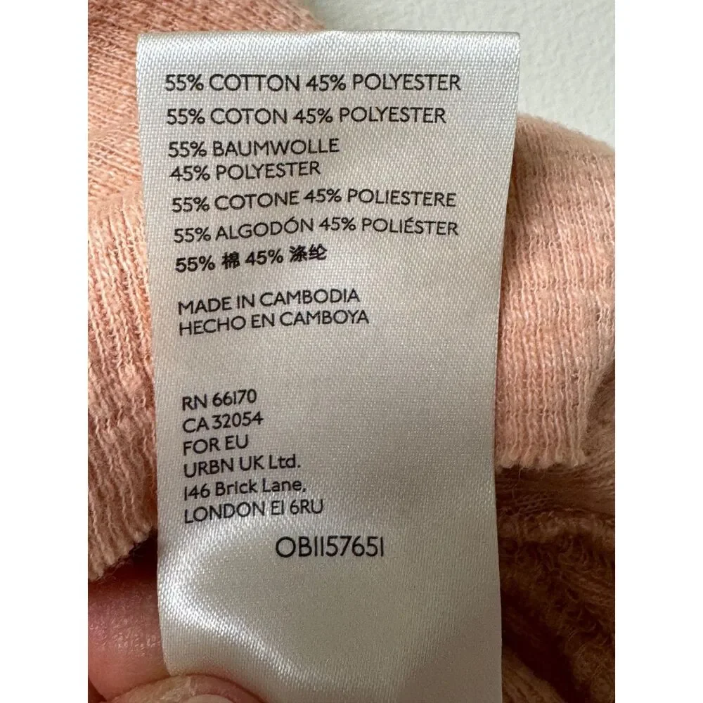 FREE PEOPLE We The Free Crush On You Tank, Blush Pink, Sz XS